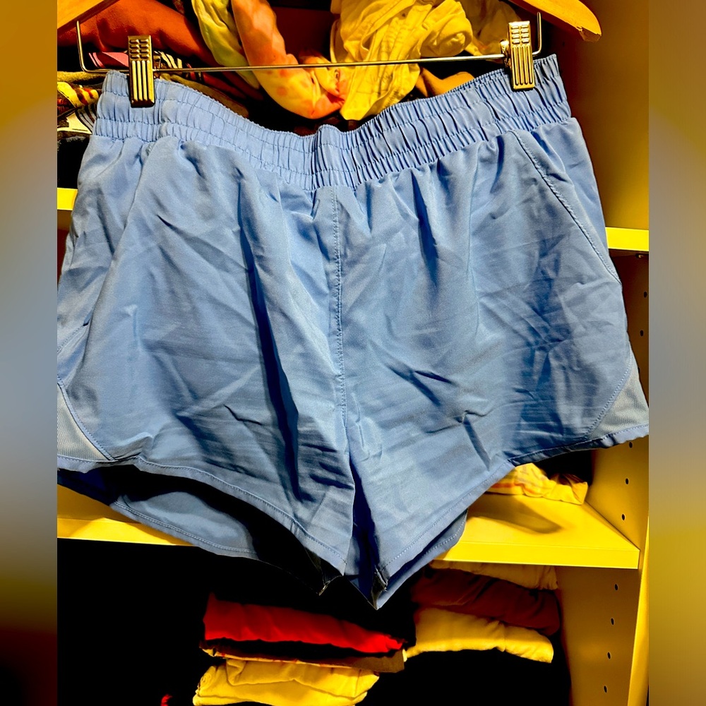 Blue gym shorts. Size medium